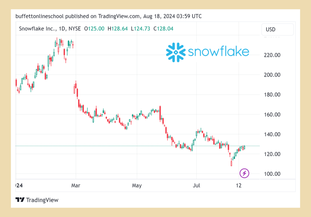 Snowflake Inc. (SNOW) 股價走勢 2024Q2