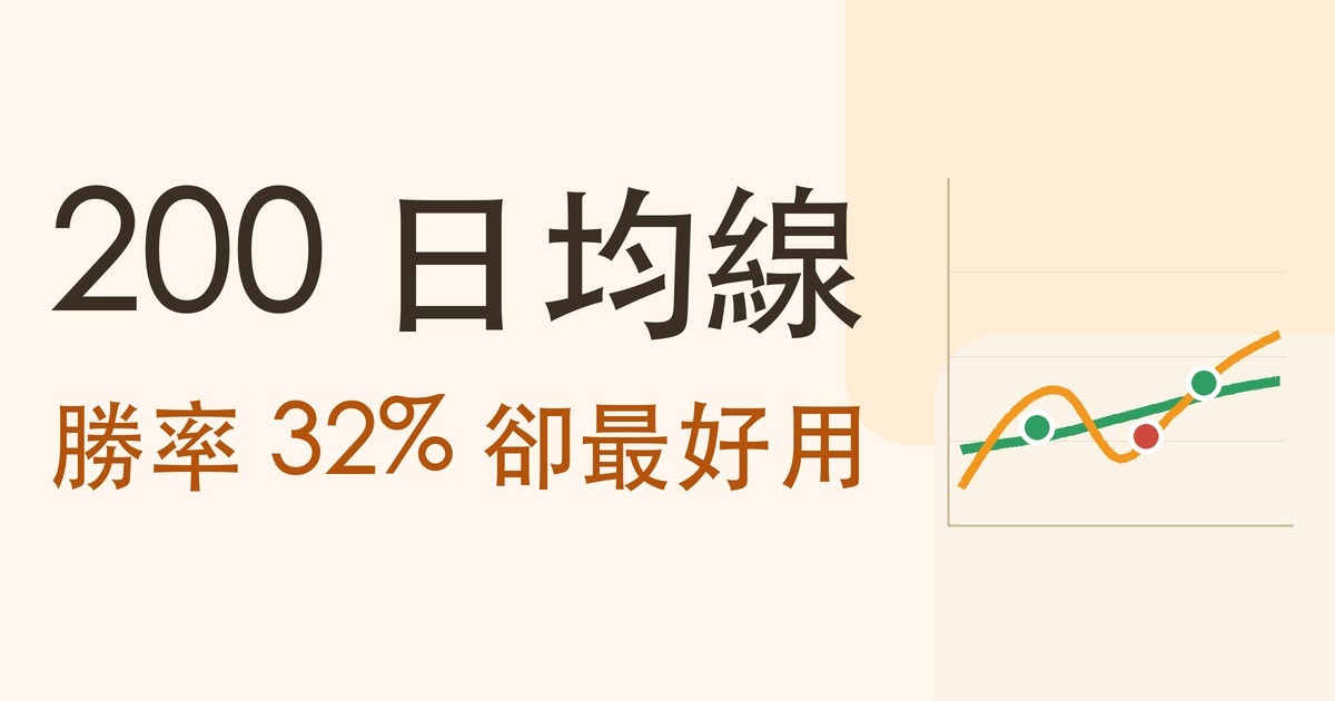 200 日均線策略有用嗎 26 年實測封面