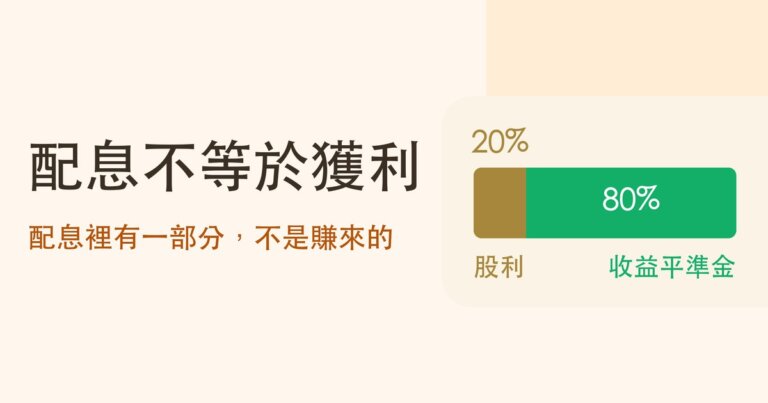 收益平準金是什麼？配息裡有多少不是賺來的，三步驟自己查