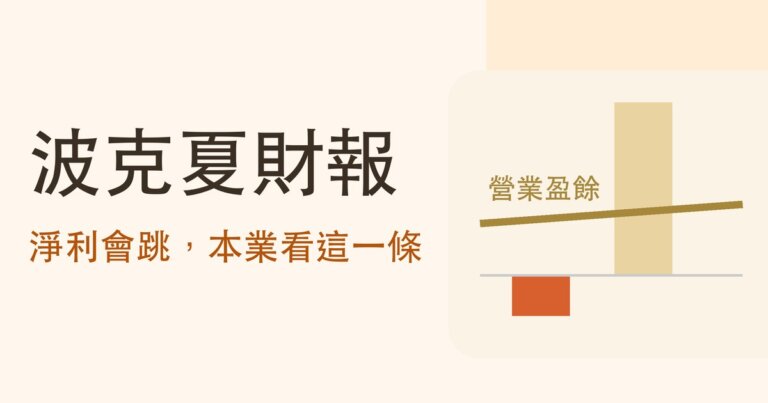 波克夏財報怎麼看?淨利一年虧 228 億美元、隔年賺 962 億,先看營業盈餘