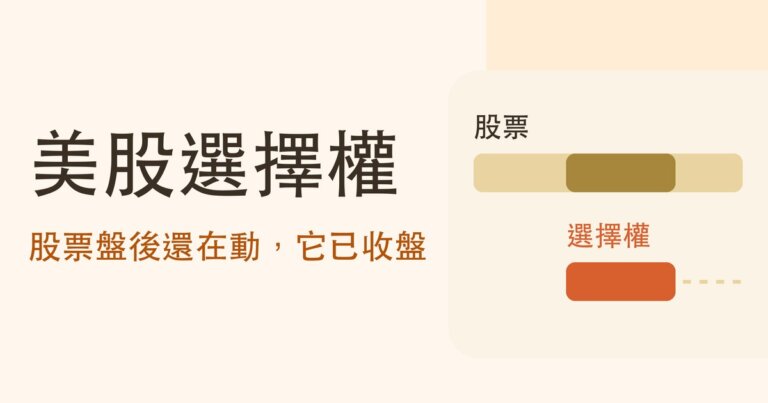 美股選擇權交易時間是台灣幾點?股票盤後還在動,你的選擇權已經收盤