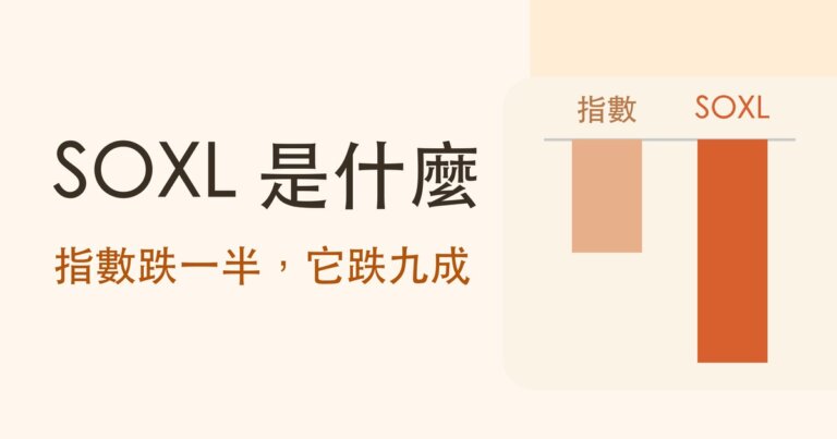 半導體三倍槓桿 SOXL 是什麼?指數跌一半,它跌掉九成、花四年才回來